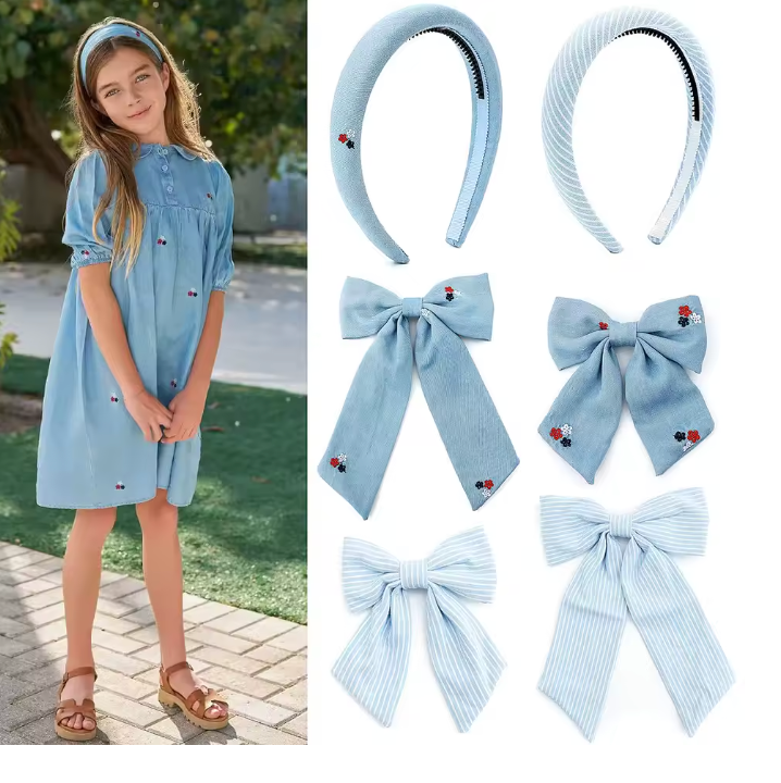 AS Denim Hair Accessories