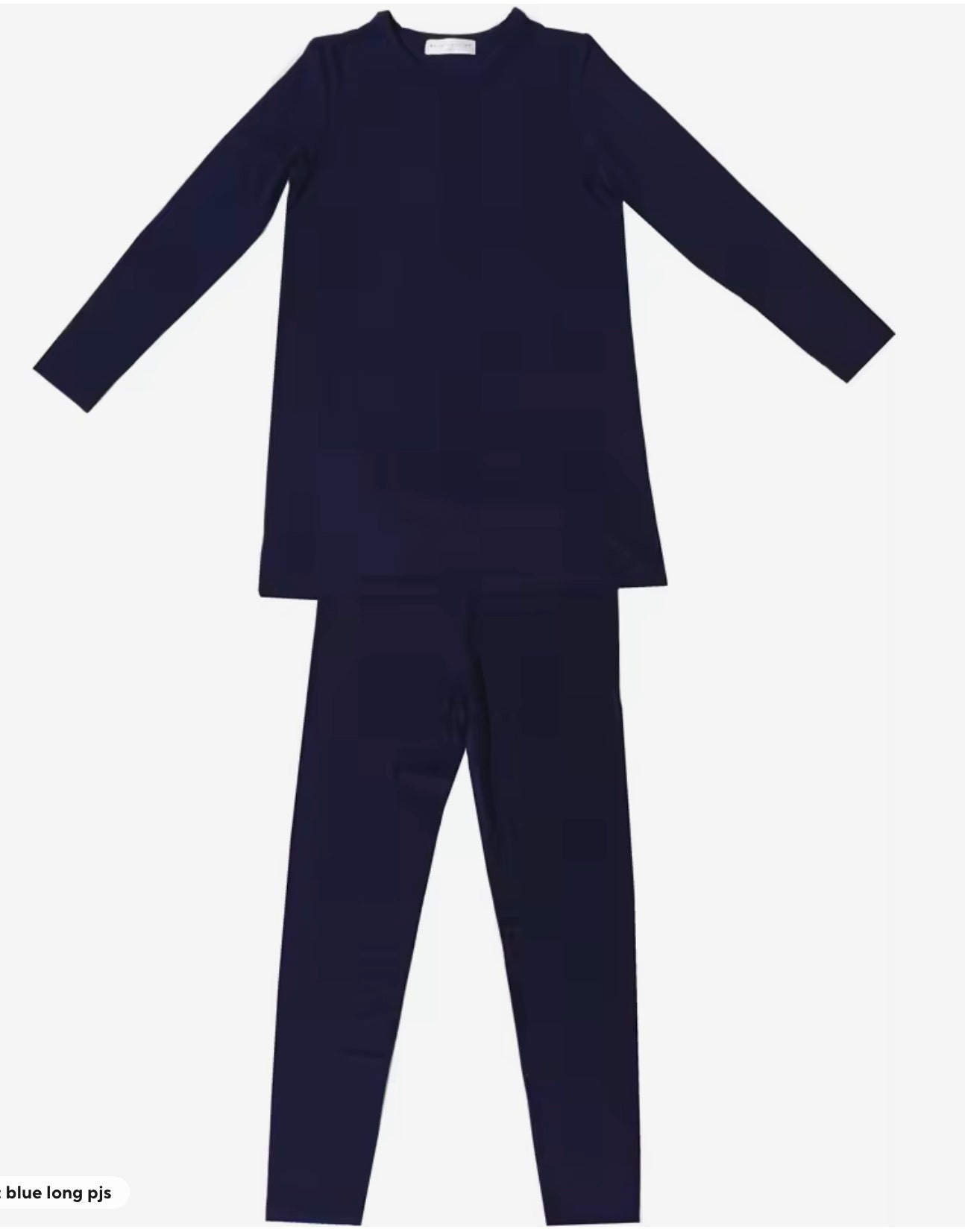Blue PJ Set NO LOGO- Modal Loungewear Collection