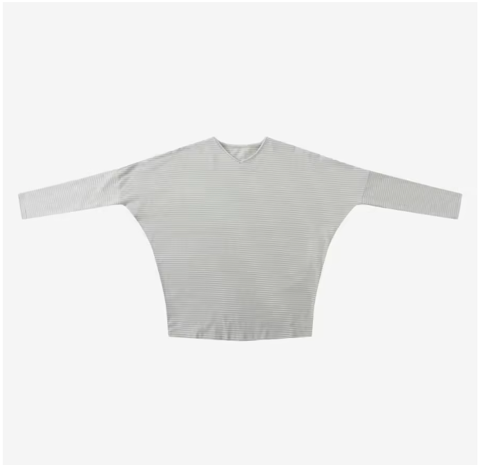 Blue Striped Batwing Tee - Image 6