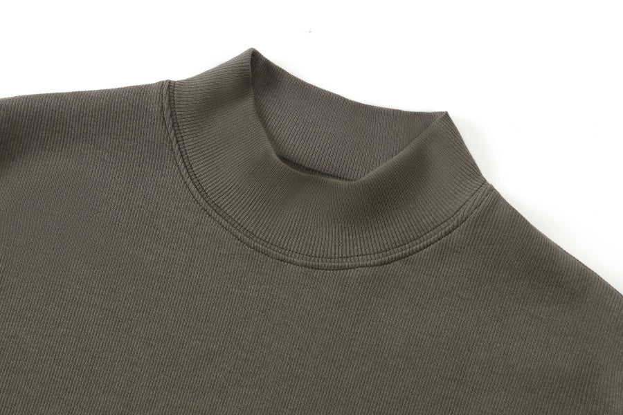Cableknit Cardigan with Ribbed Maxi Olive - Image 9
