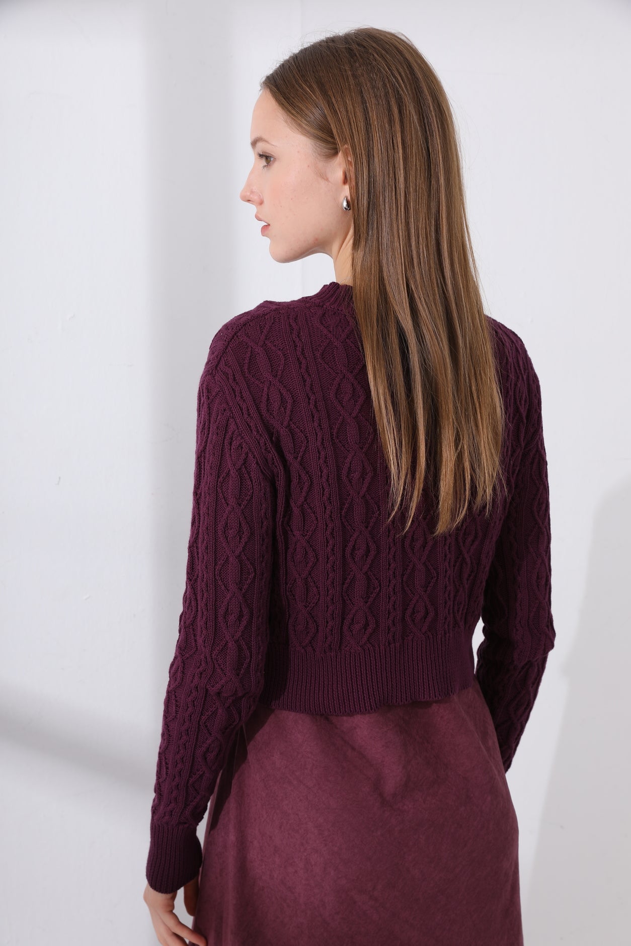 Cableknit Top & Cupro Jumper - Image 5
