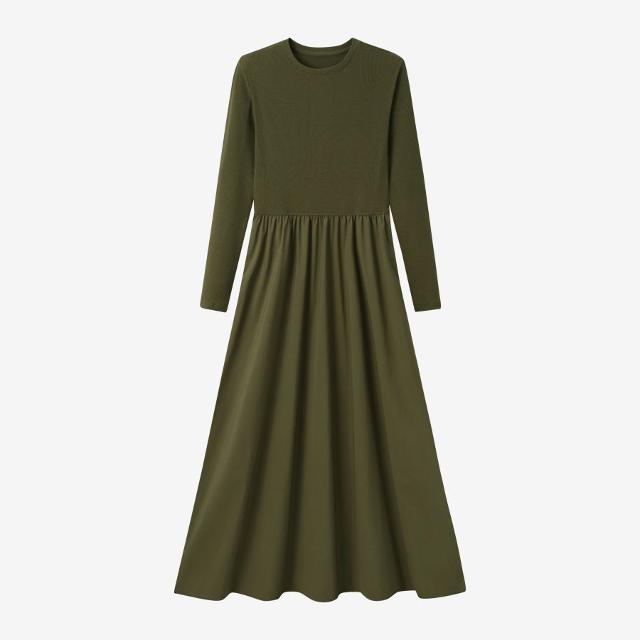 Circle Maxi Dress Green - Image 10