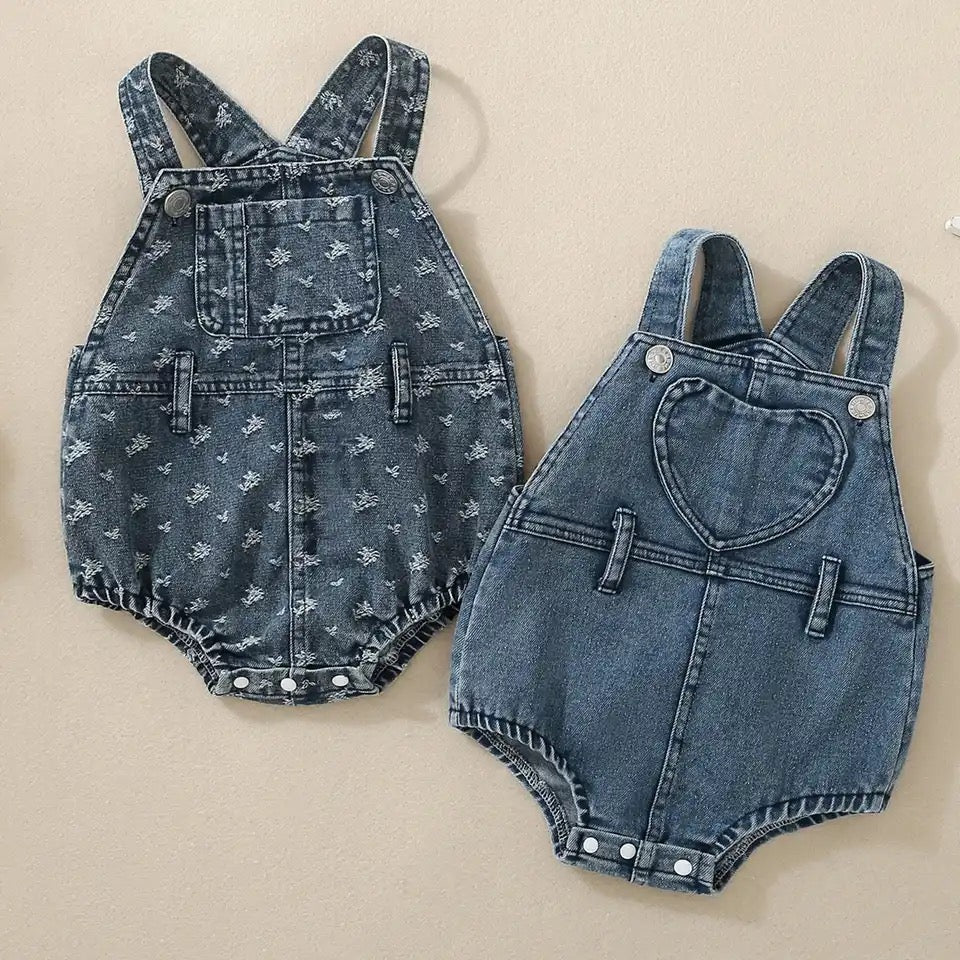 Denim Romper