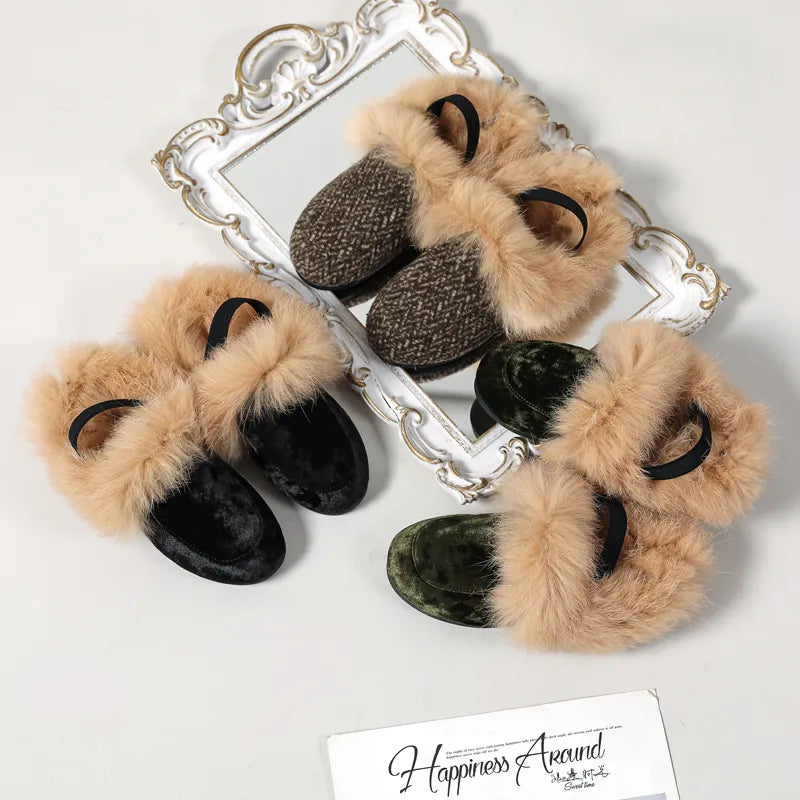 Fur Sling-Backs