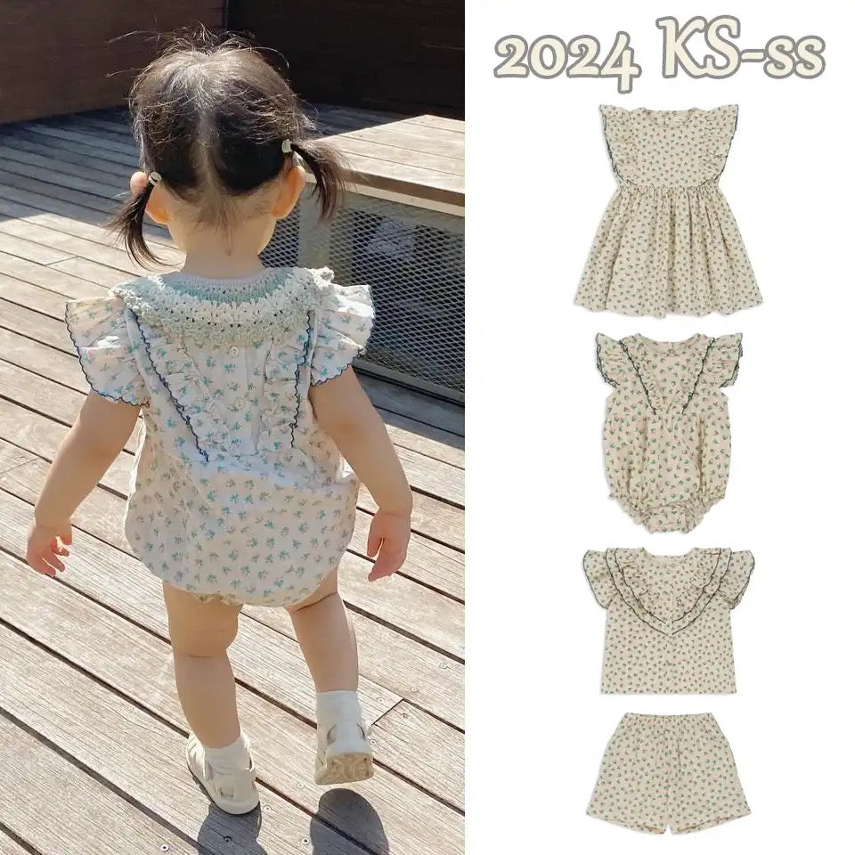 Girls Floral Dress/set - Image 2