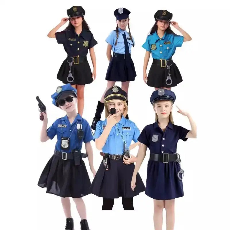 Girls Police Costume