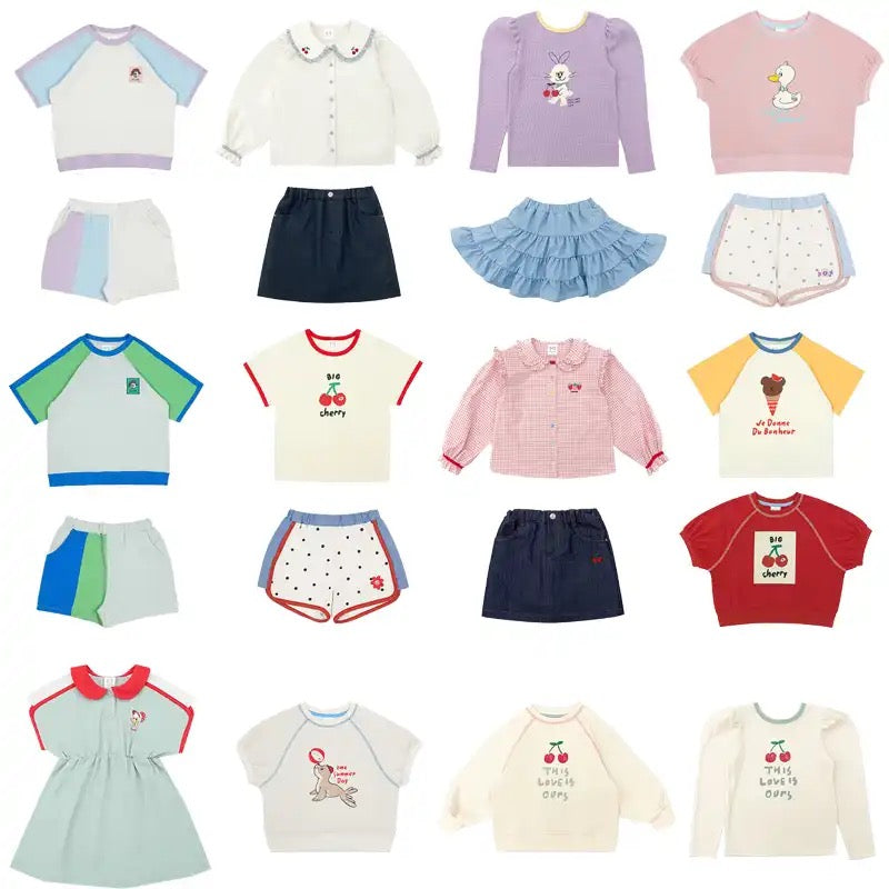 Girls Tees And Shorts