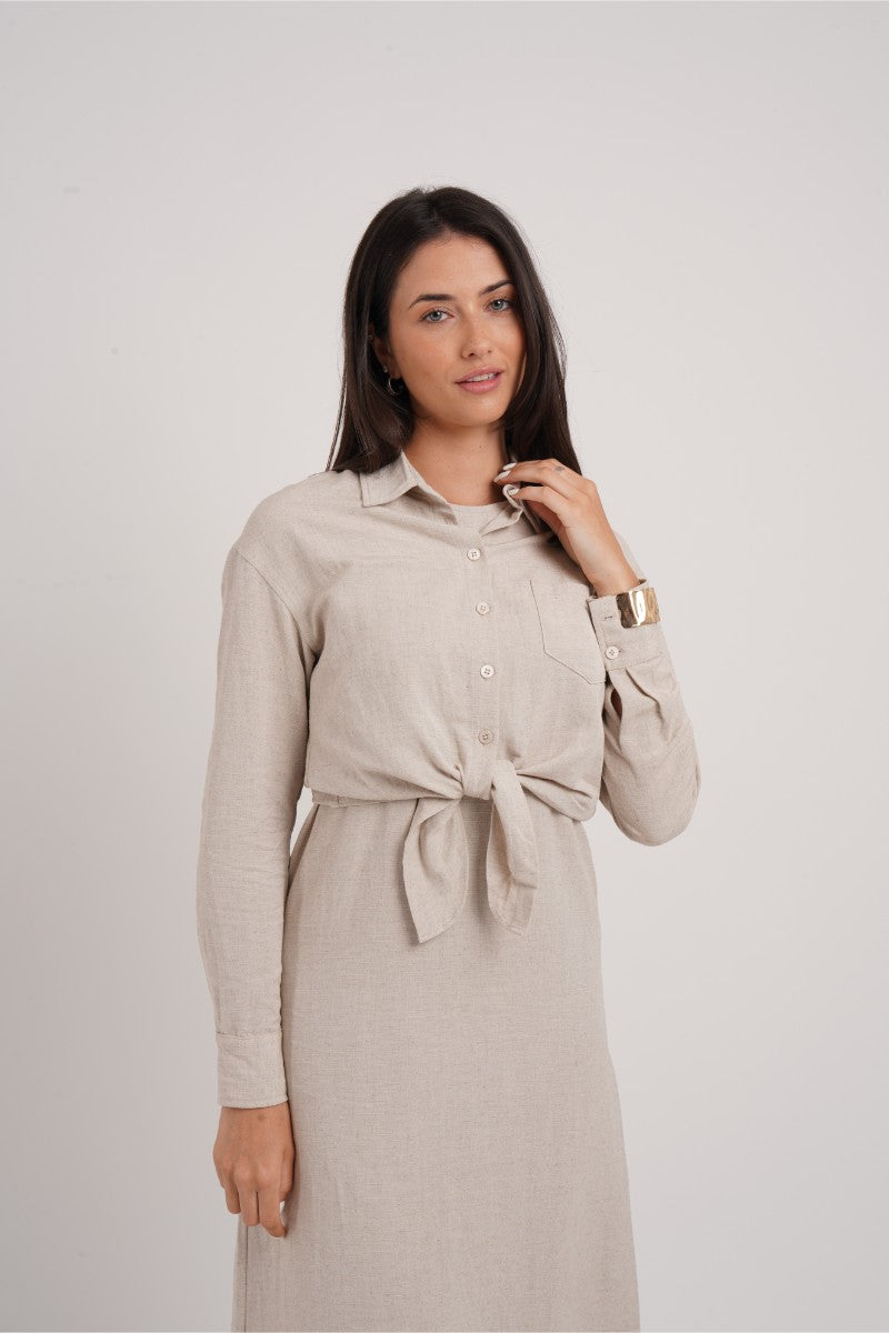 Beige Linen Set - Image 2
