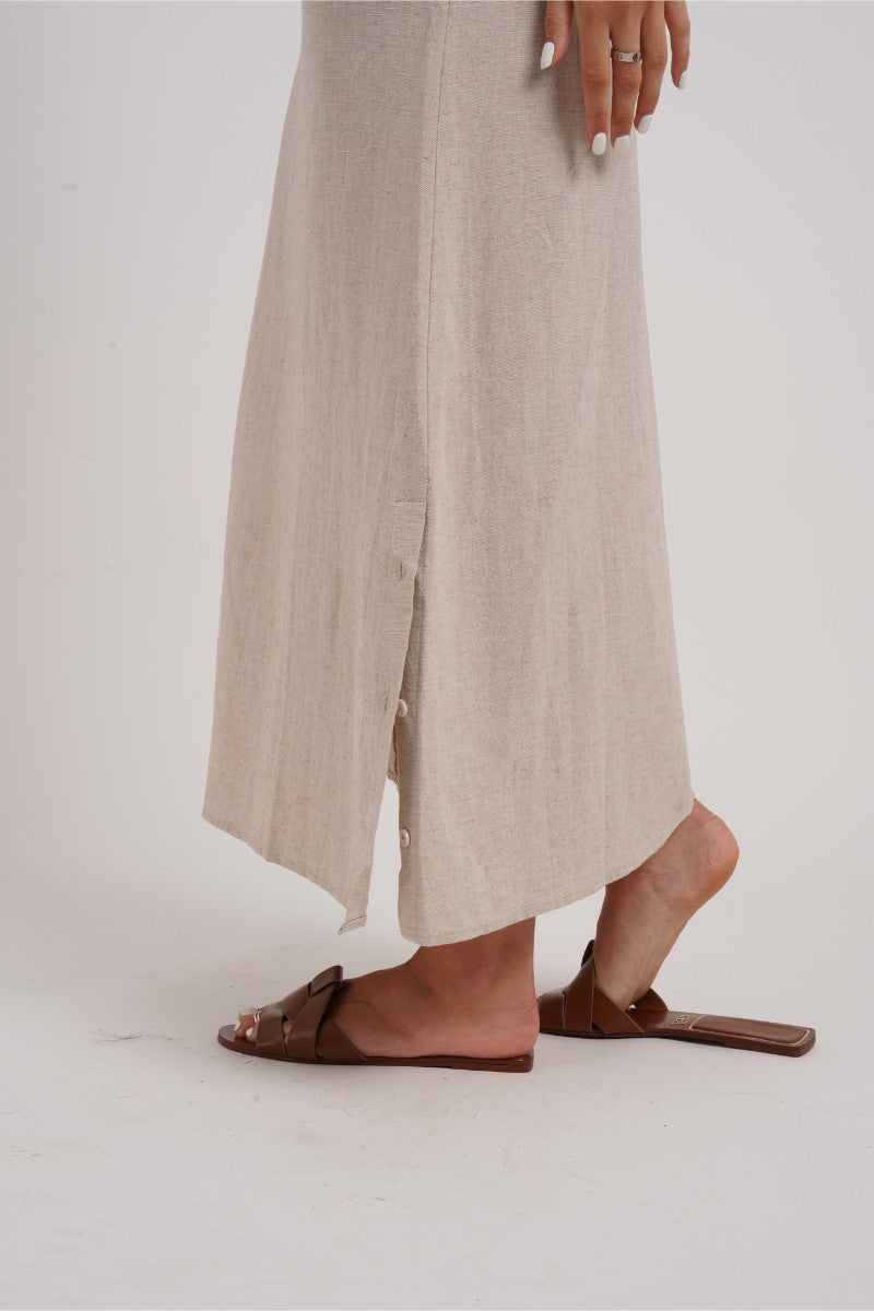 Beige Linen Set - Image 3