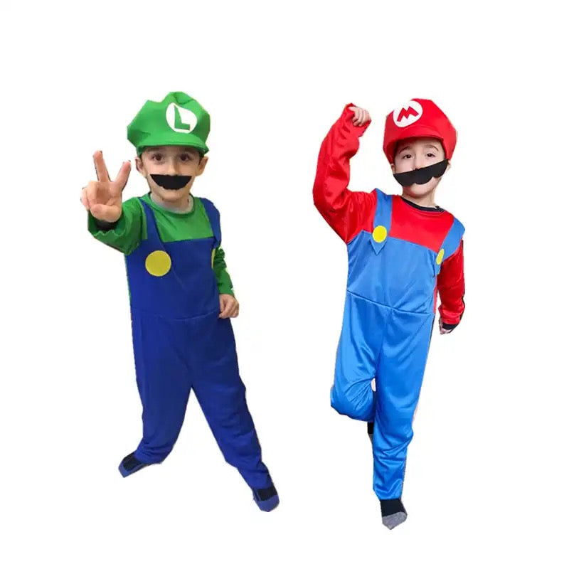 Kids Super Mario Costume