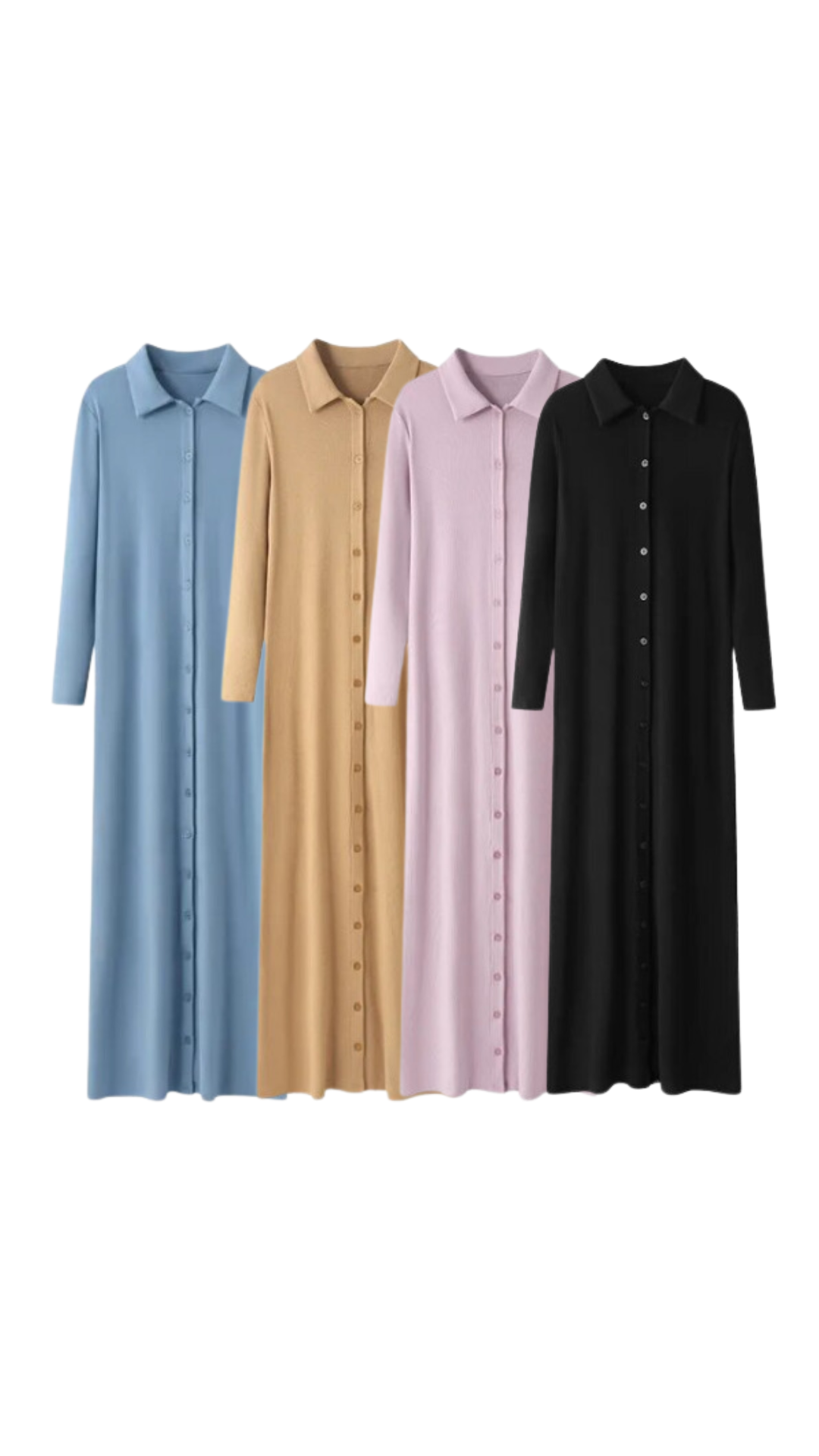 Maxi Ribbed Dress - Image 10
