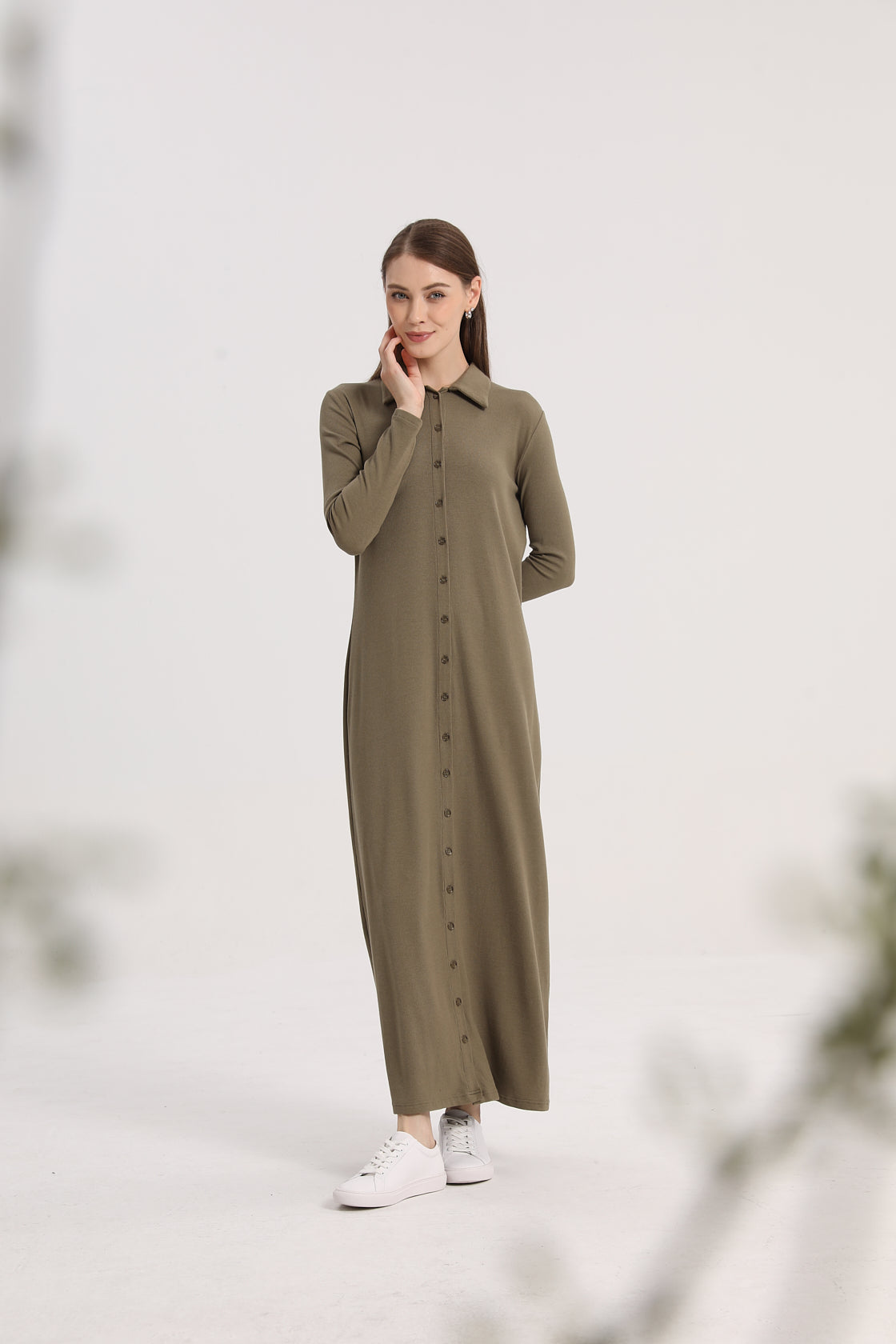 Maxi Ribbed Dress - Image 14