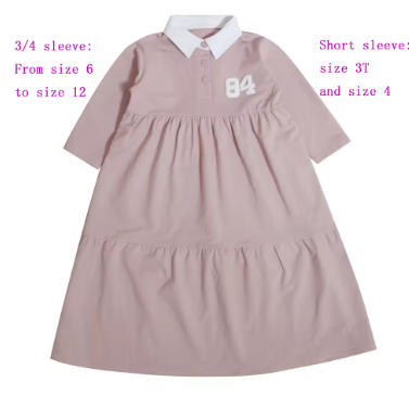 French Terry Pink Dress