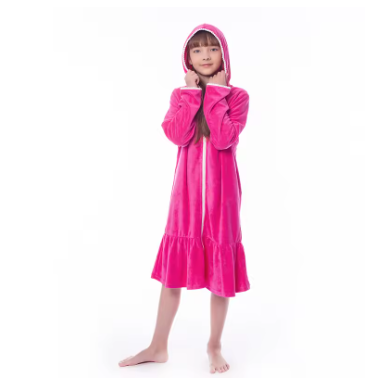 Pink Towel Dress LS