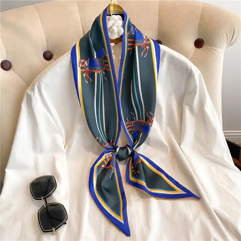 Print Silk Scarves
