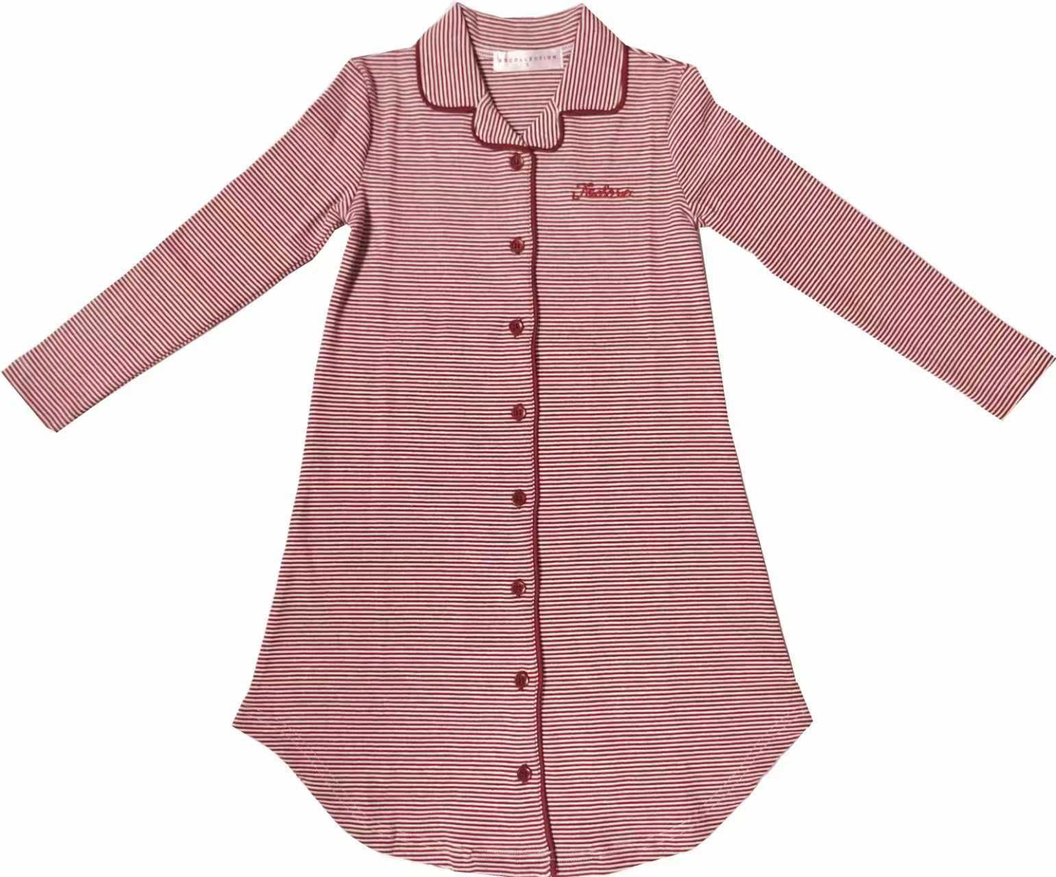 Red Striped Loungeware dress - The Jadore Loungewear