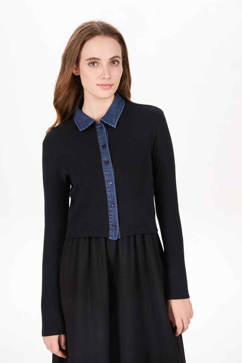 Ribbed Denim Set - Image 4