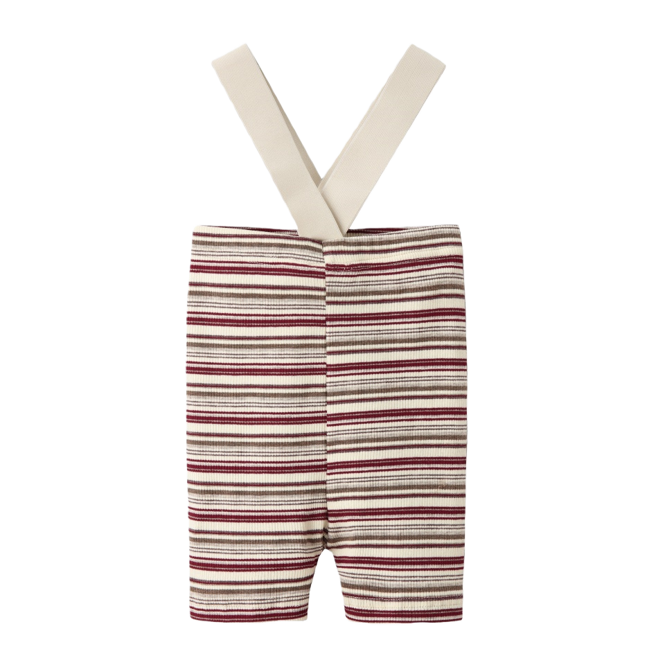 Ribbed Tee Baby Suspender Pants - Black Denim Collection