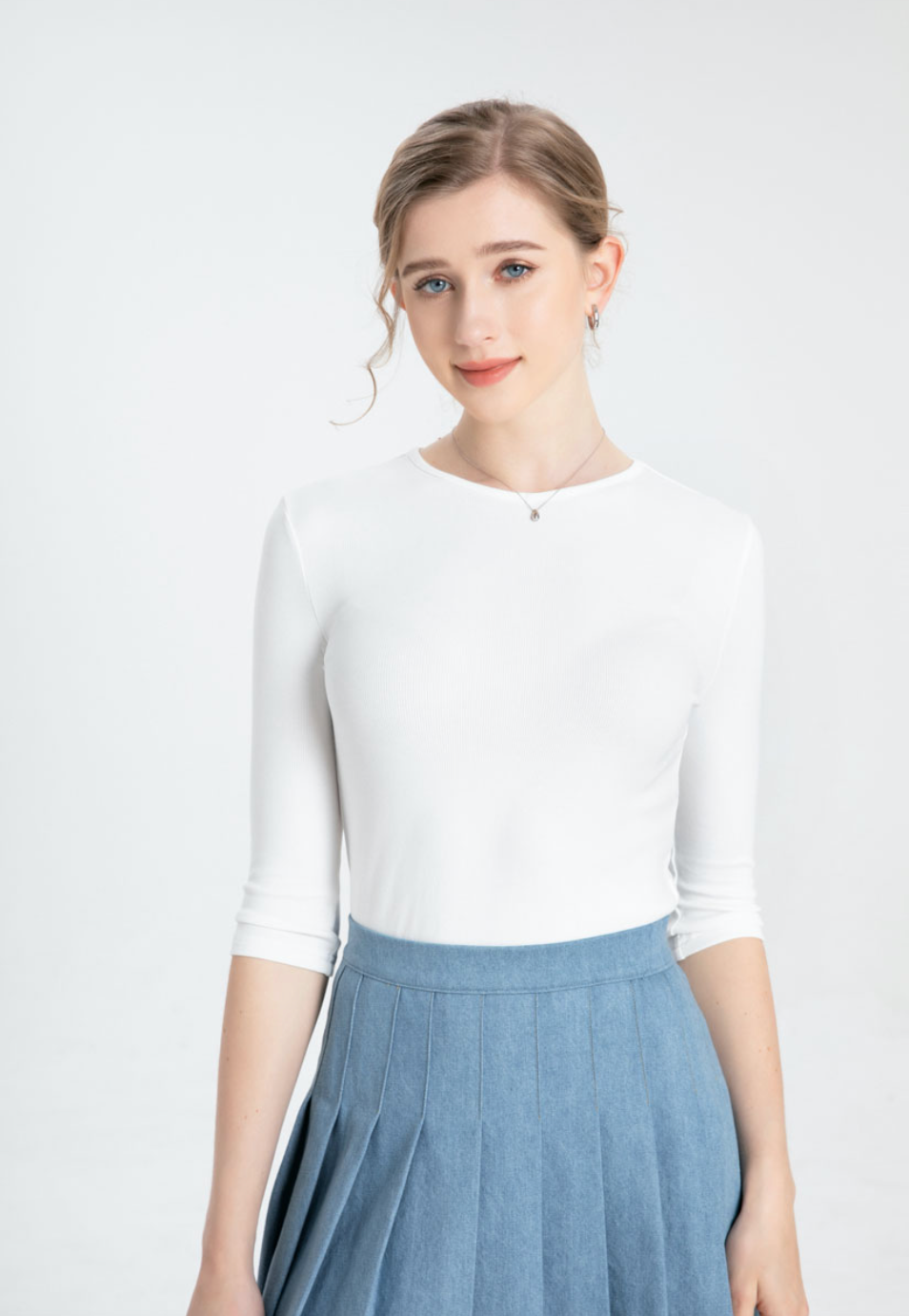 Ribbed V-Tee Adults - Image 5