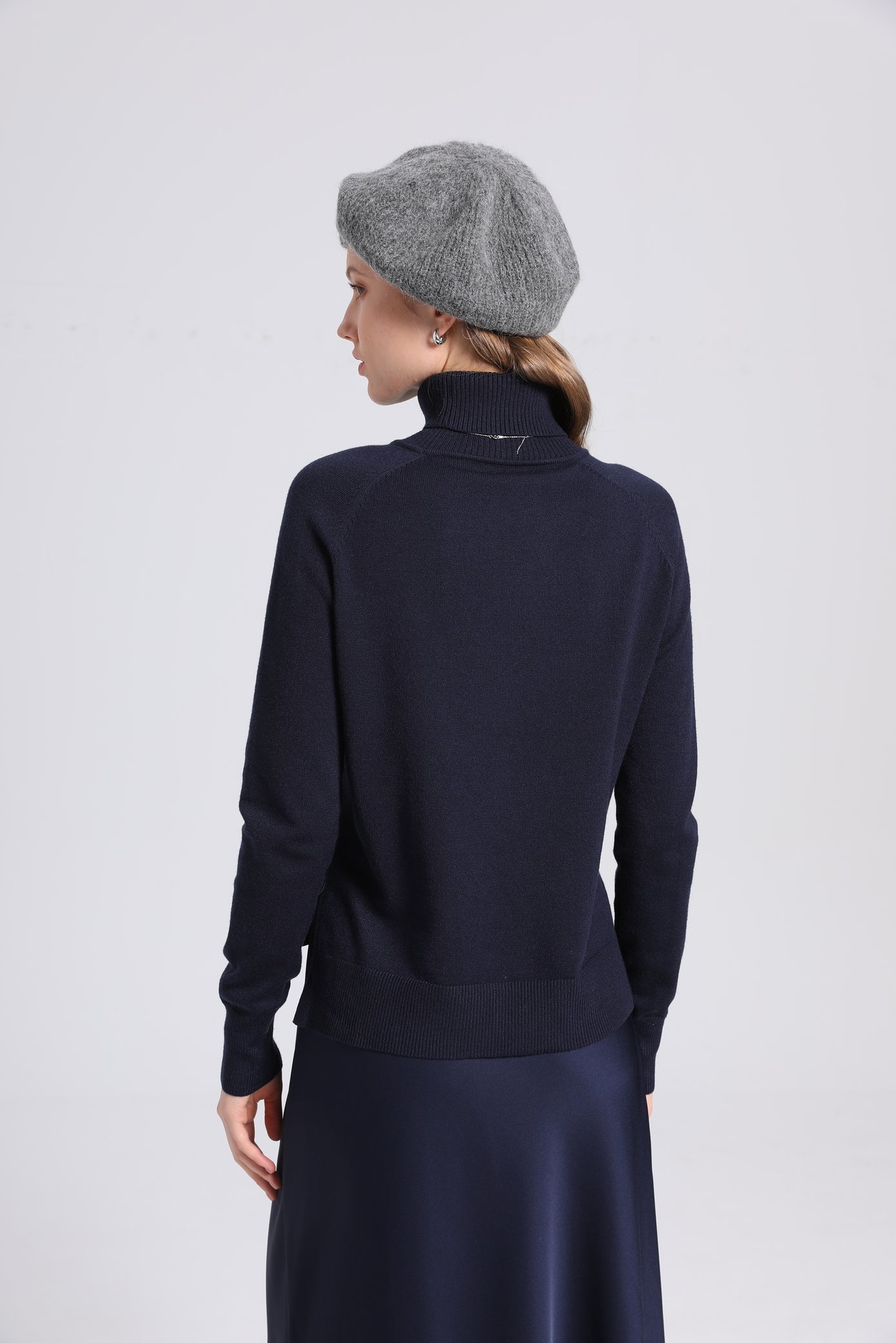 Satin Skirt x Knit Top - Image 5