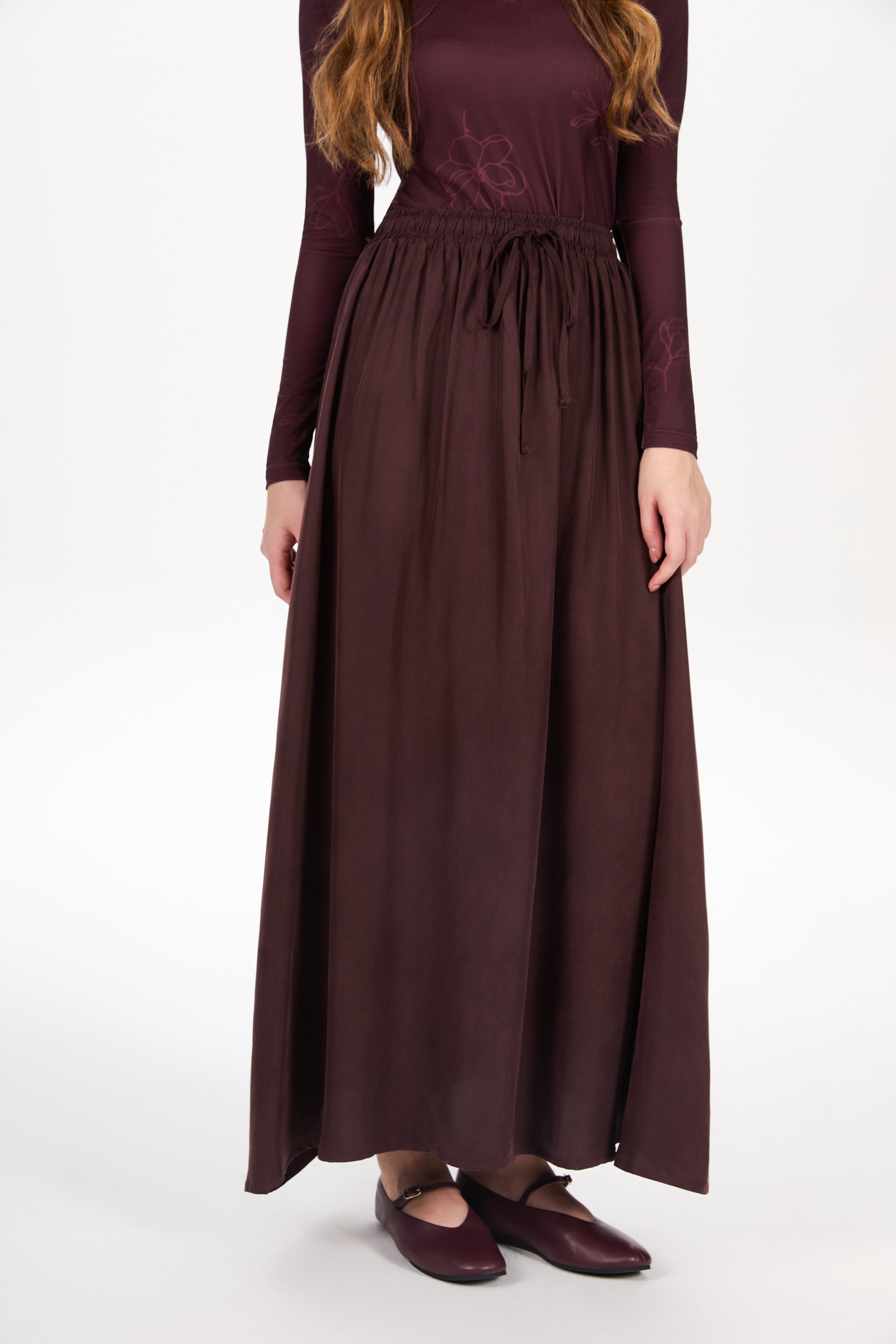 The Cupro Skirt x Print Top - Image 3
