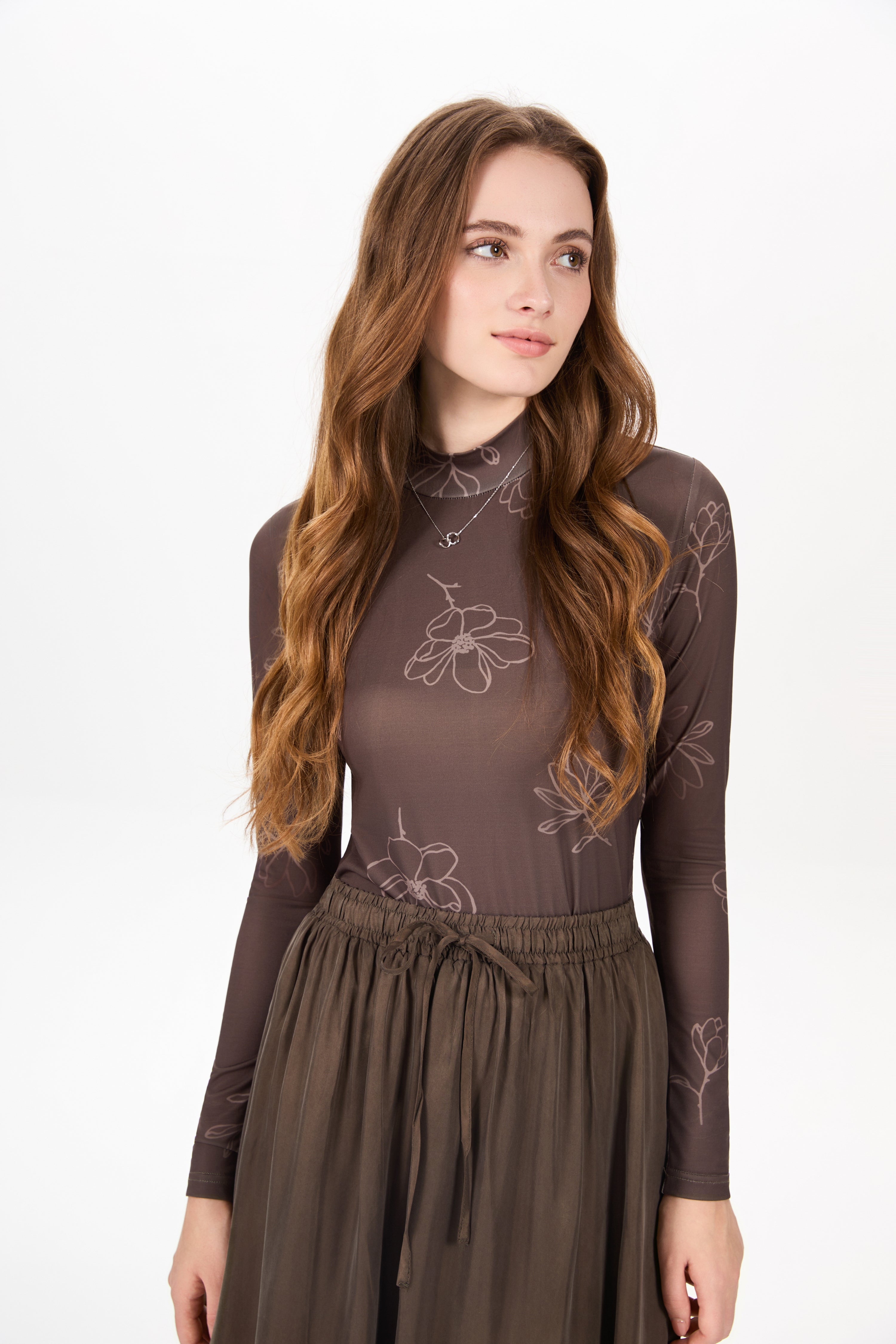 The Cupro Skirt x Print Top - Image 4