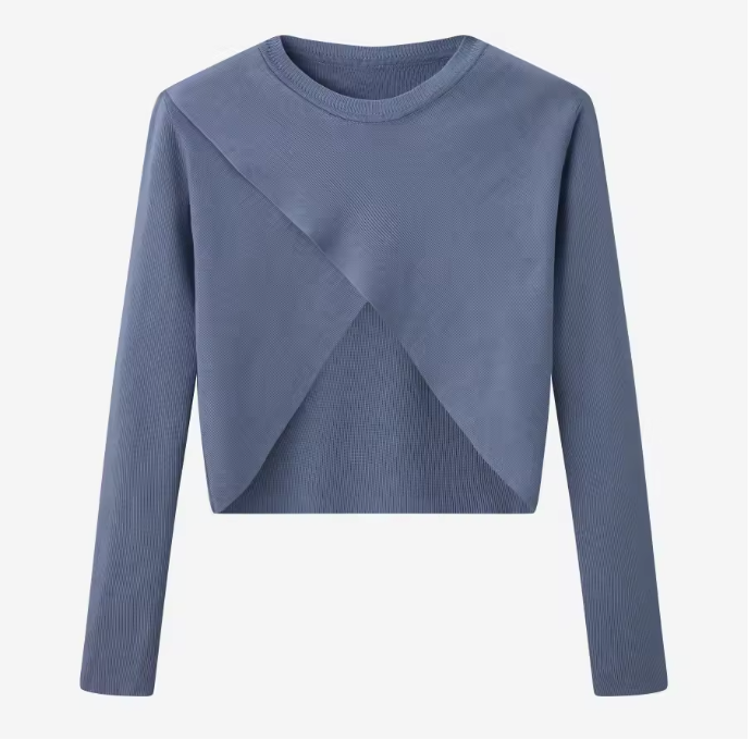 Knit Top x Satin Dress - Image 5