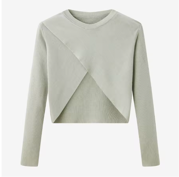 Knit Top x Satin Dress - Image 9