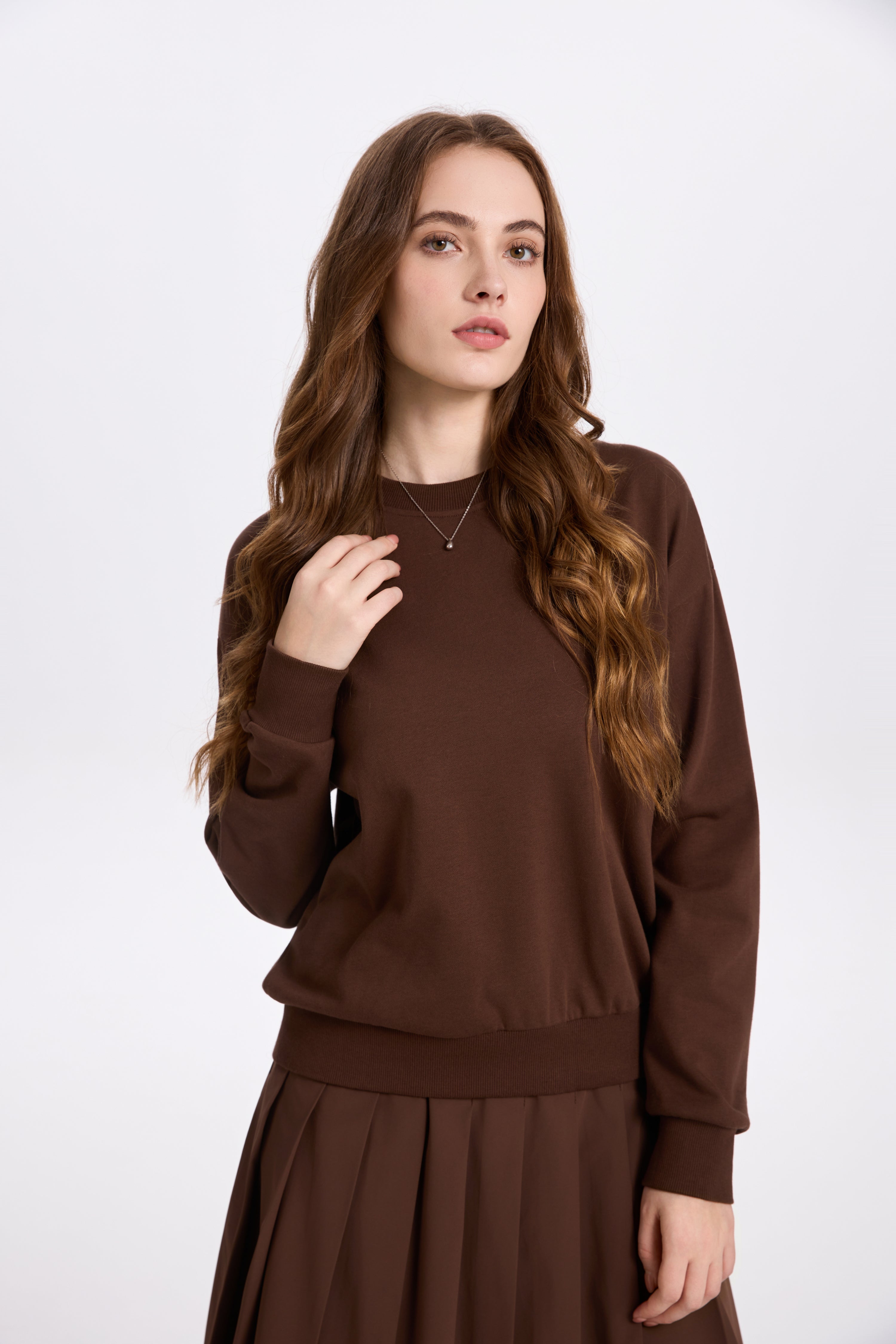 The Sweater x Pleat Skirt Set - Image 3