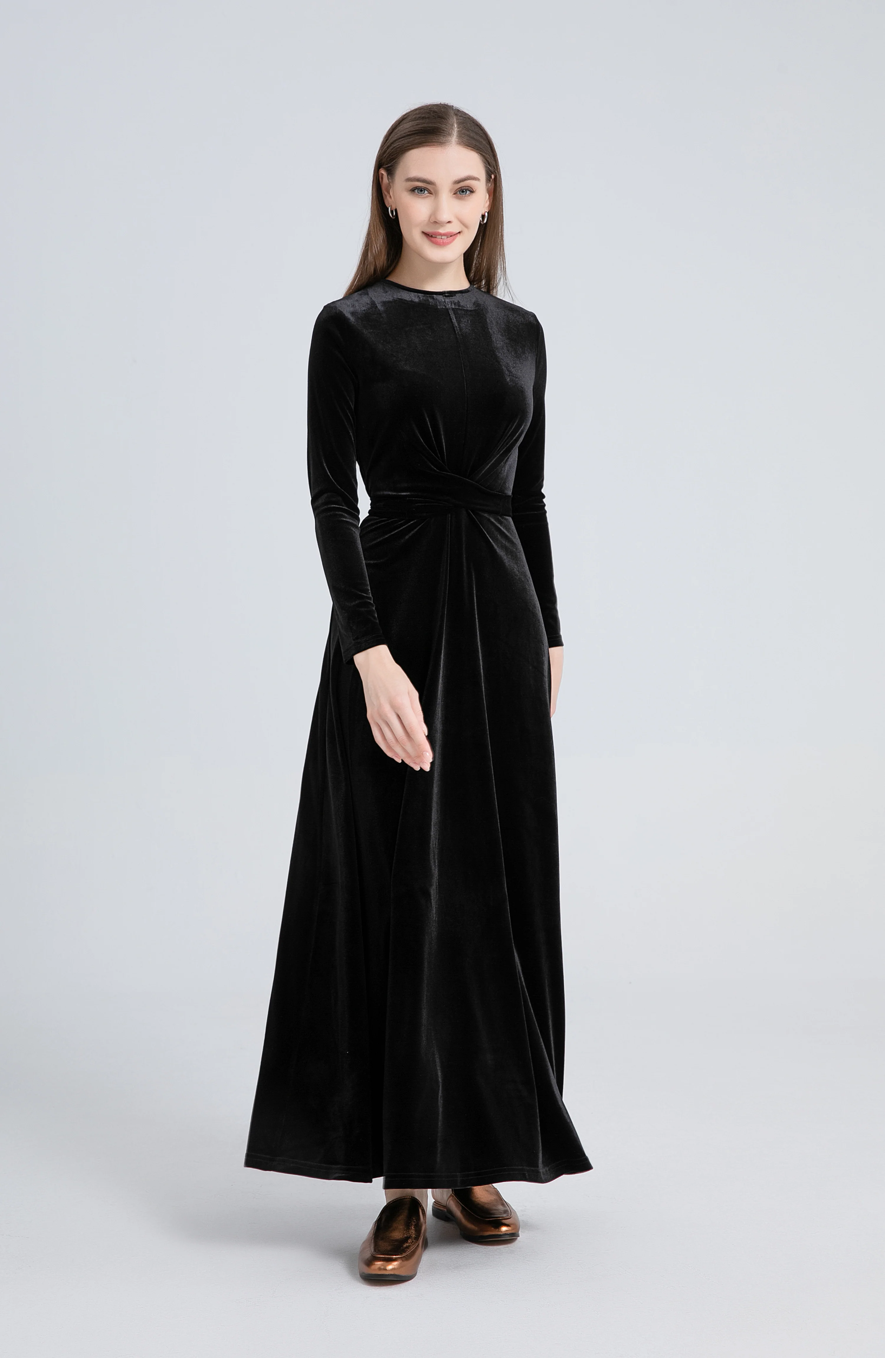 Maxi Velvet Dress - Image 3