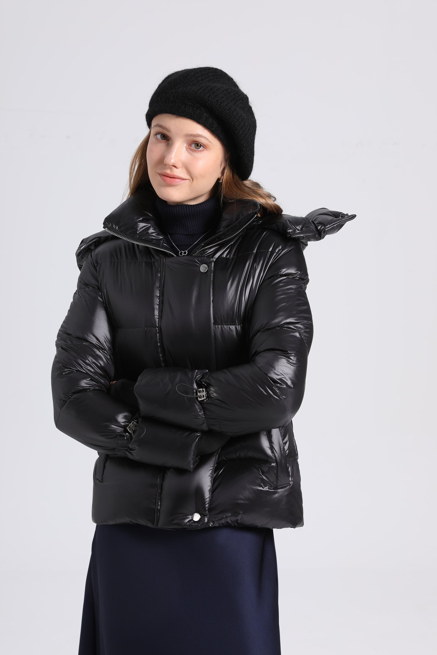 Womens Puffer Coat - Image 10