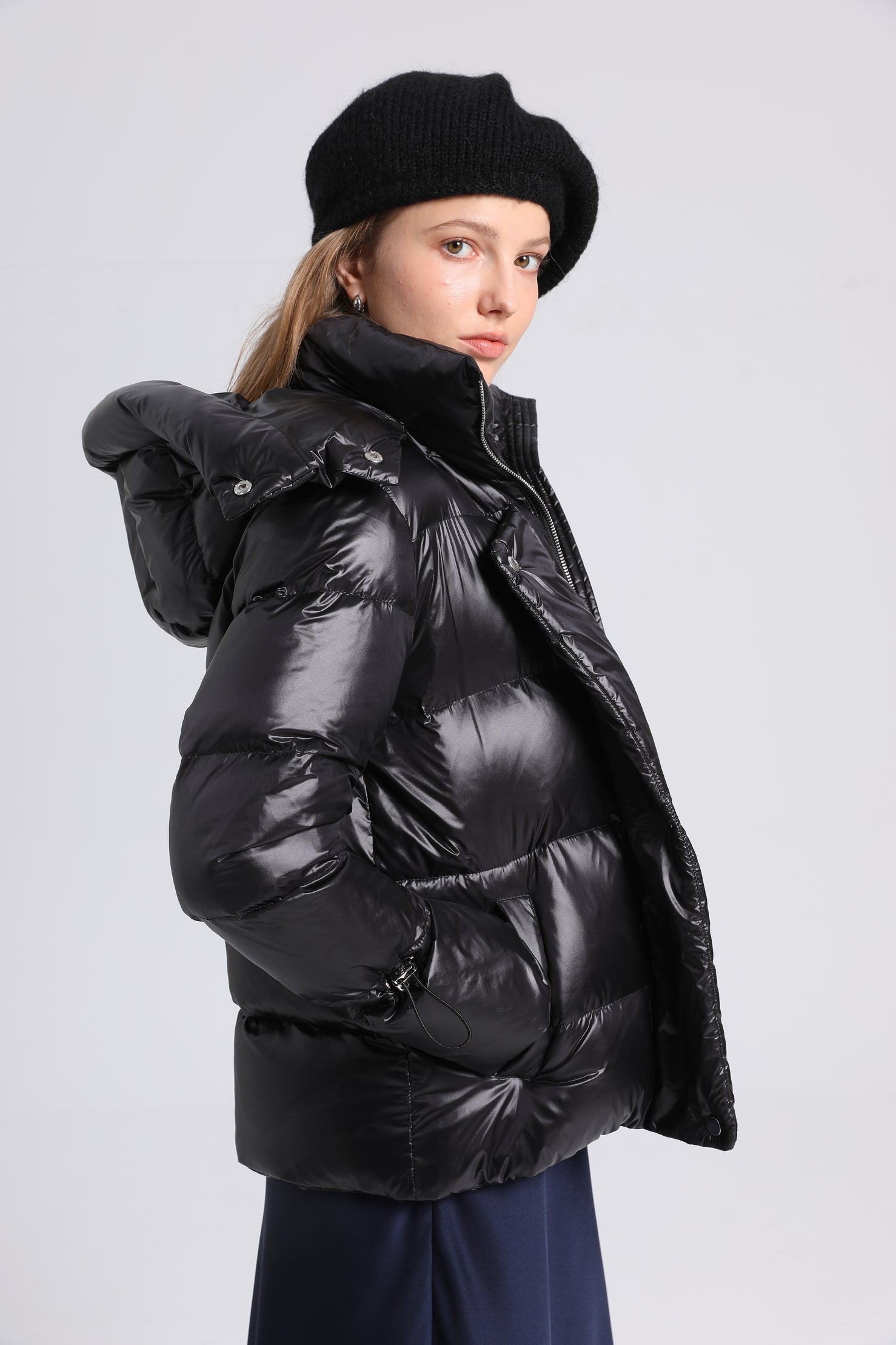 Womens Puffer Coat - Image 5