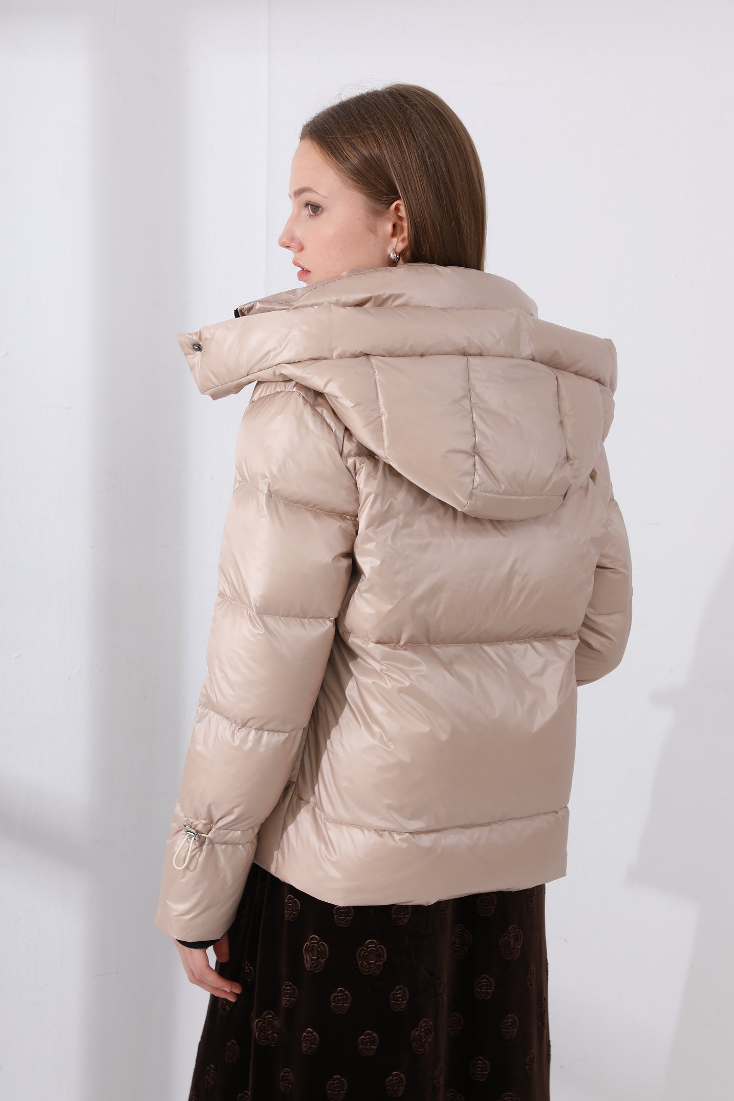 Womens Puffer Coat - Image 7