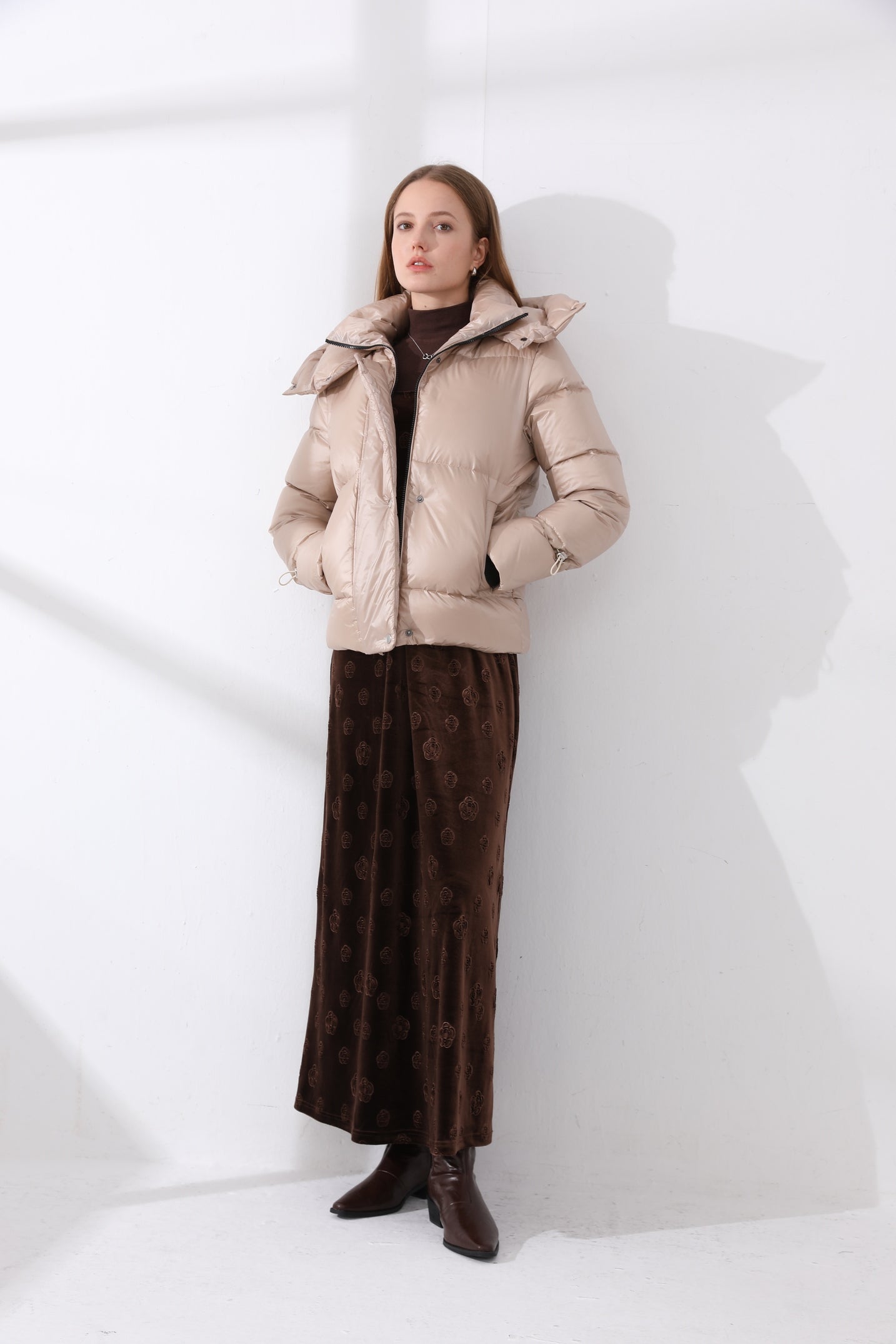 Womens Puffer Coat - Image 8