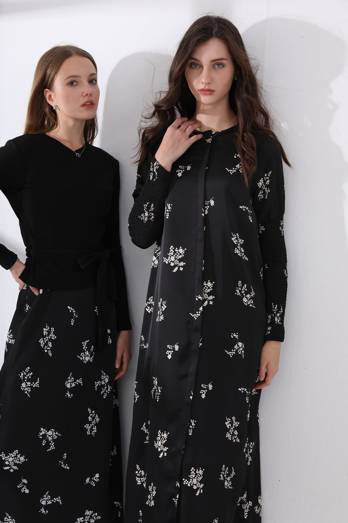 Print Satin Dress - Image 2