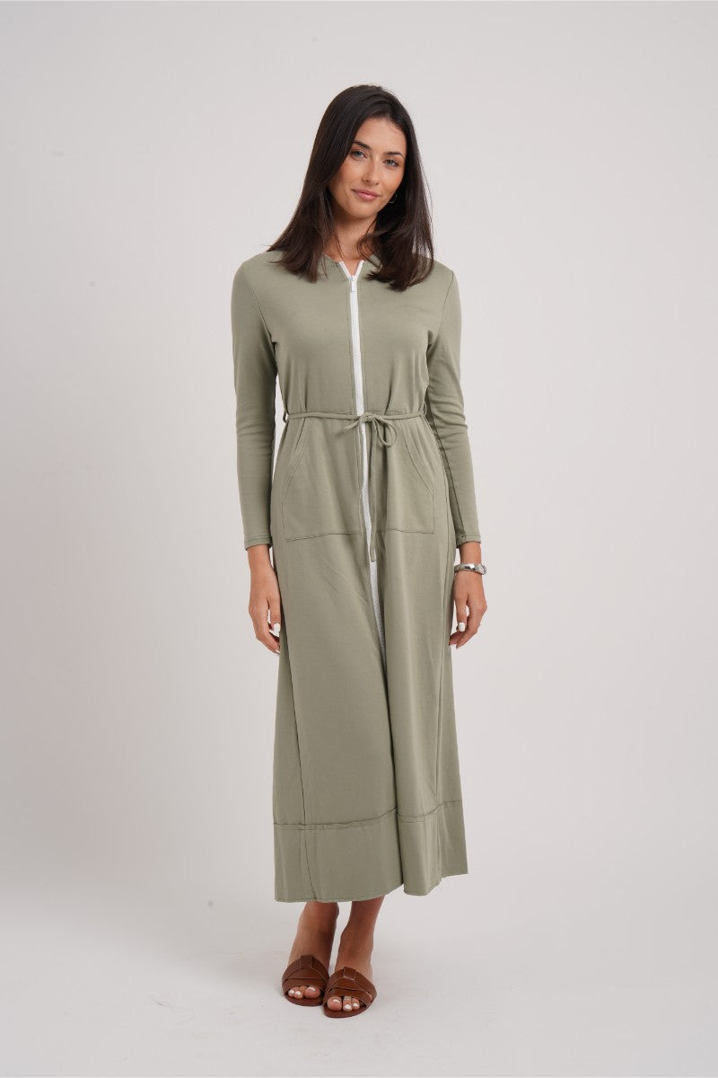Zipper Maxi Dress - Image 3